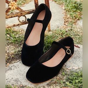 Doen Velvet Mary Jane Slippers size 39